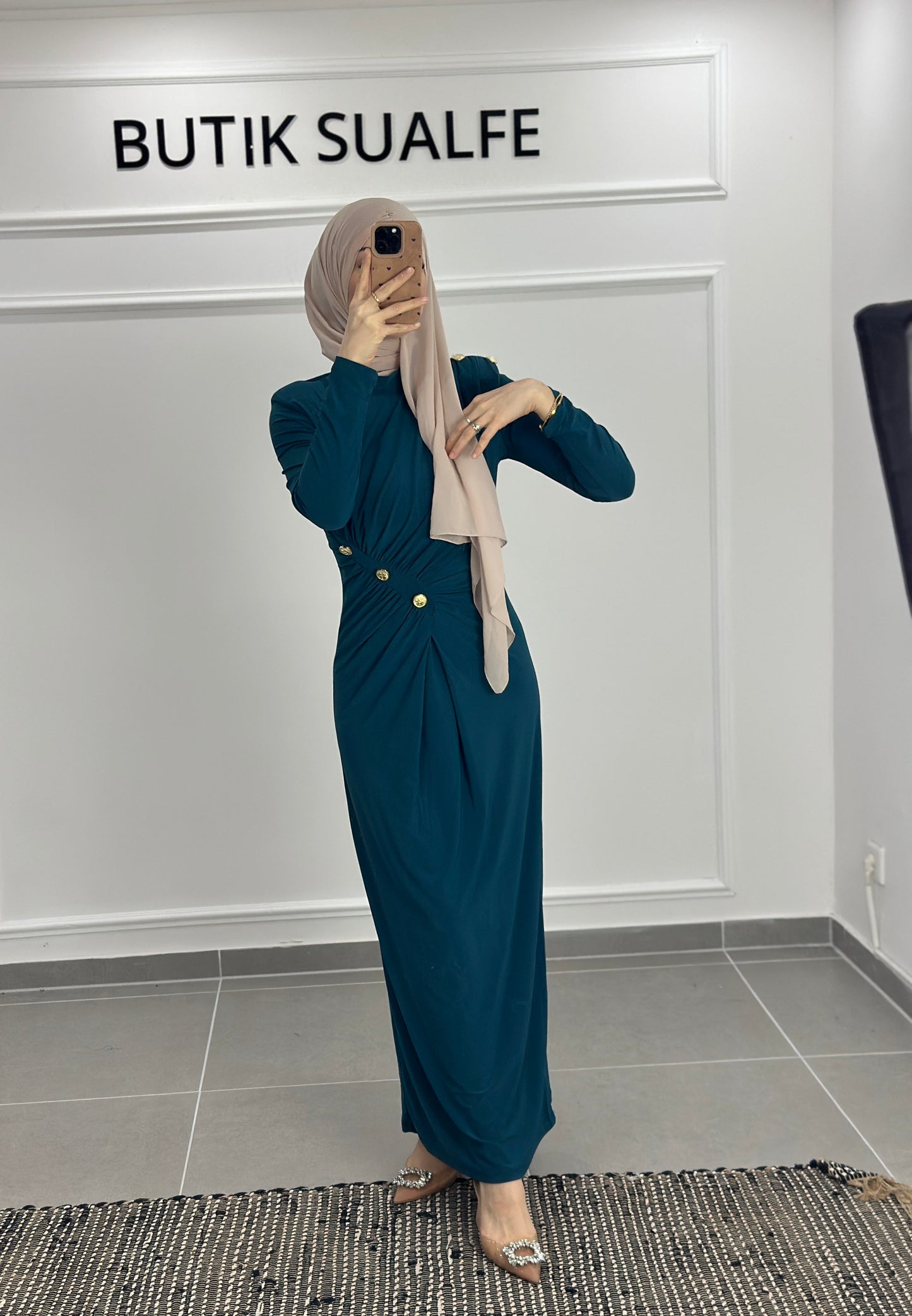 Kleid Ceylin - Petrol