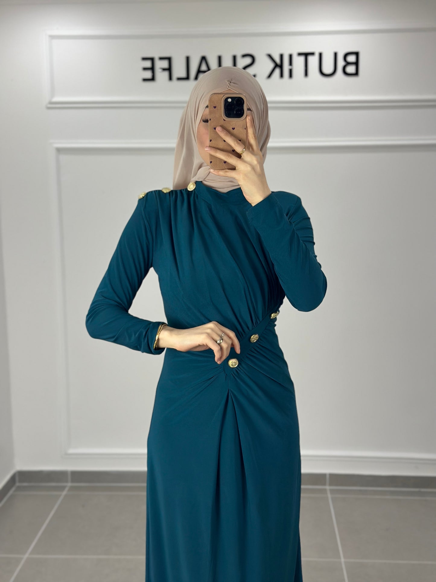 Kleid Ceylin - Petrol