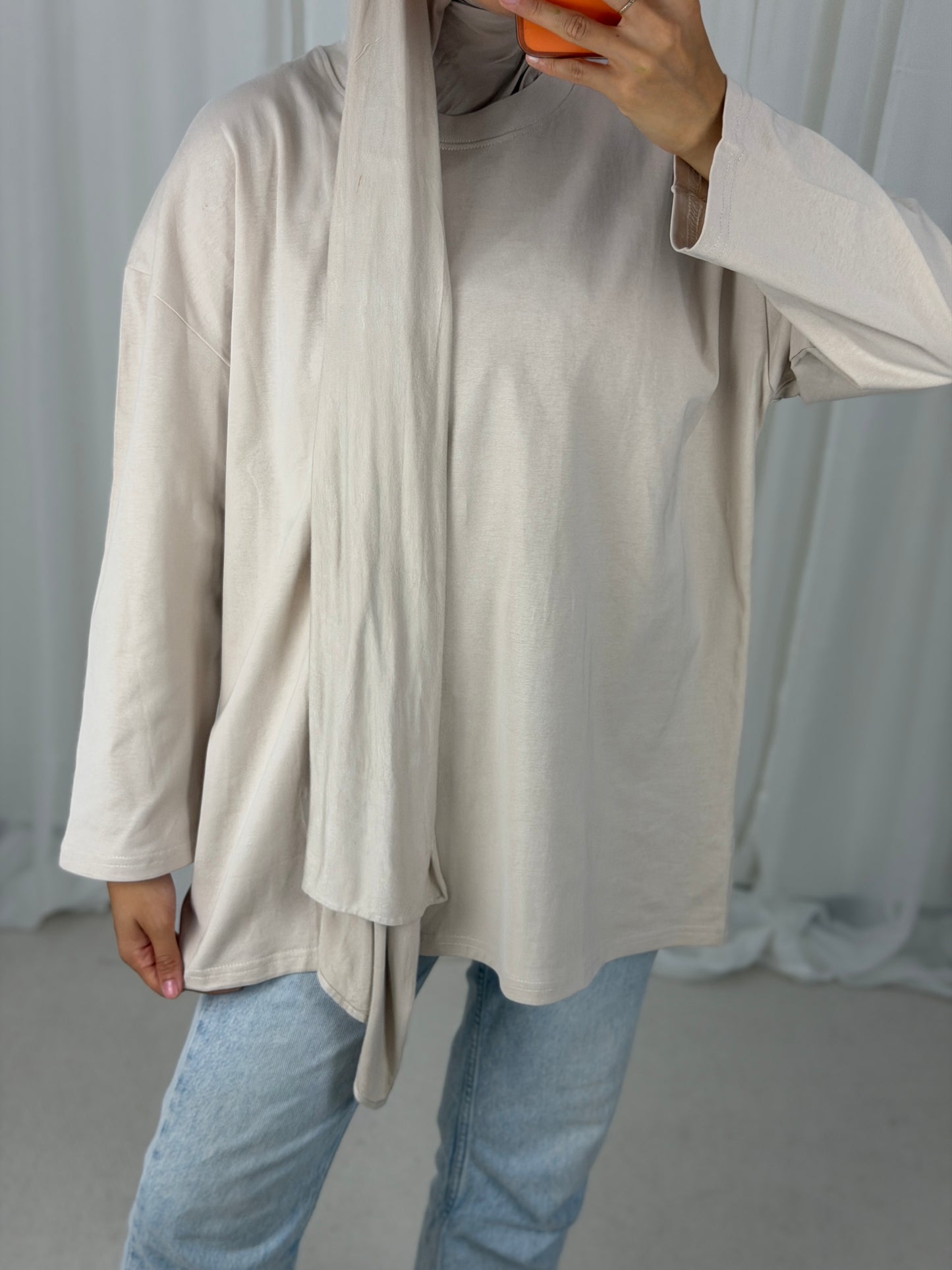 Basic beige 100% Baumwolle