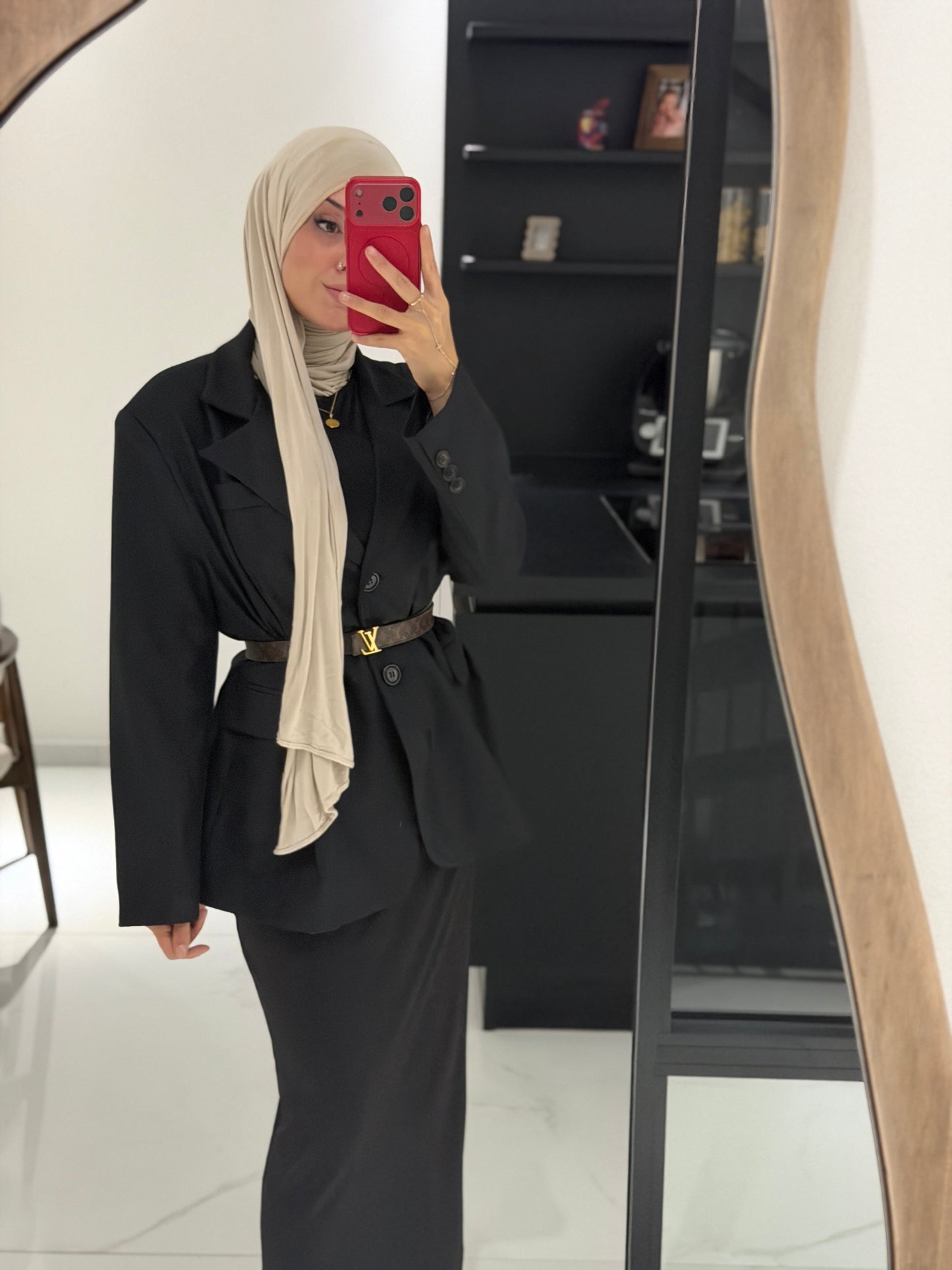 Oversize Blazer schwarz