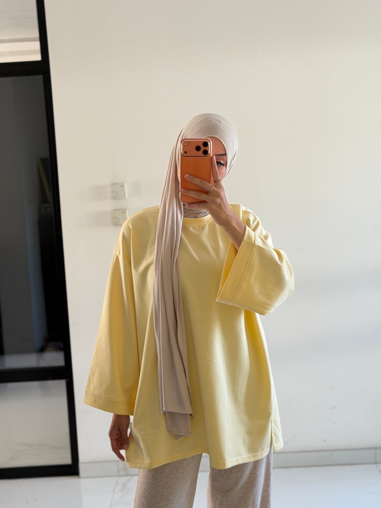 Basic Shirt gelb