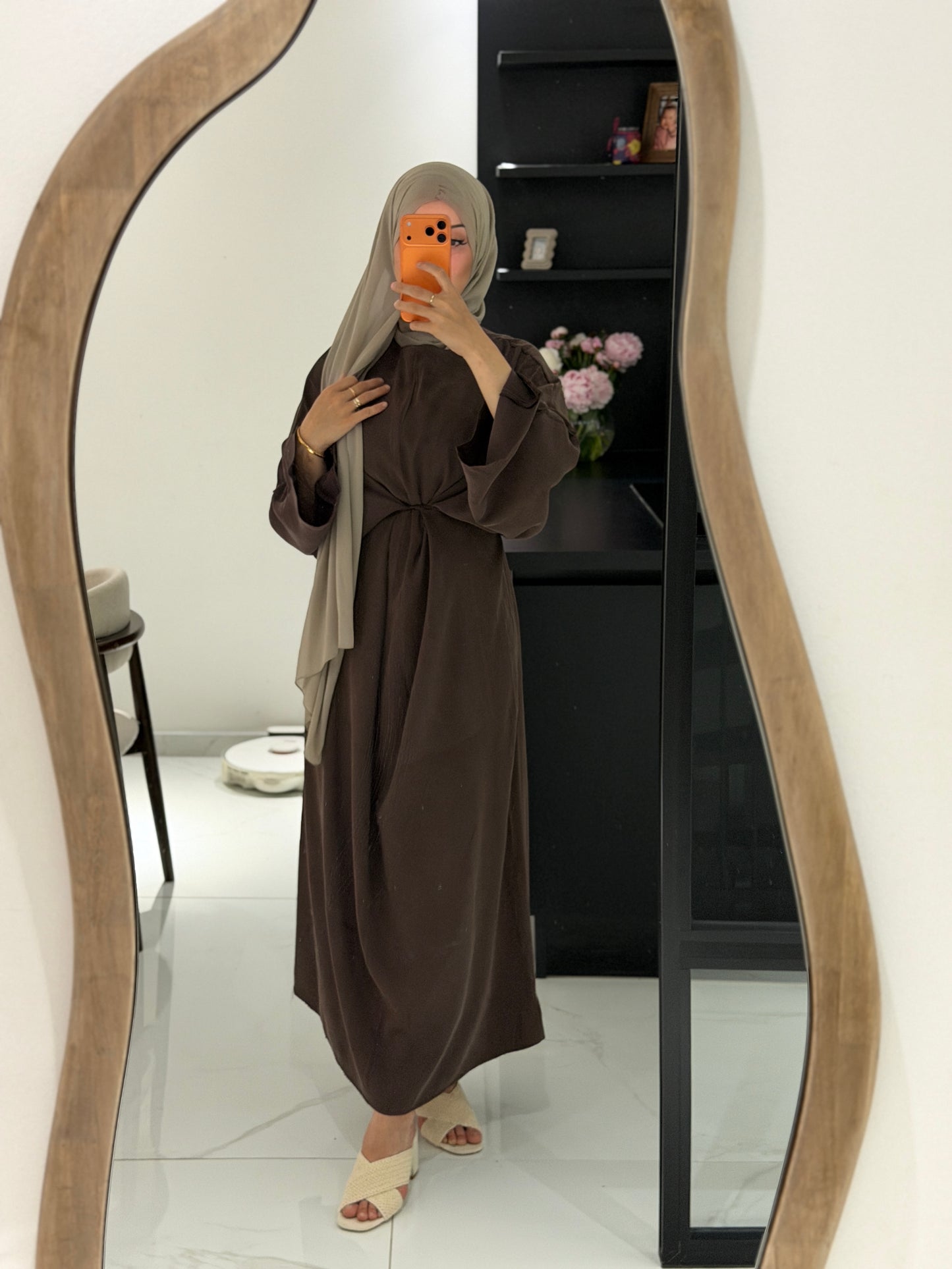 Kleid Doha braun