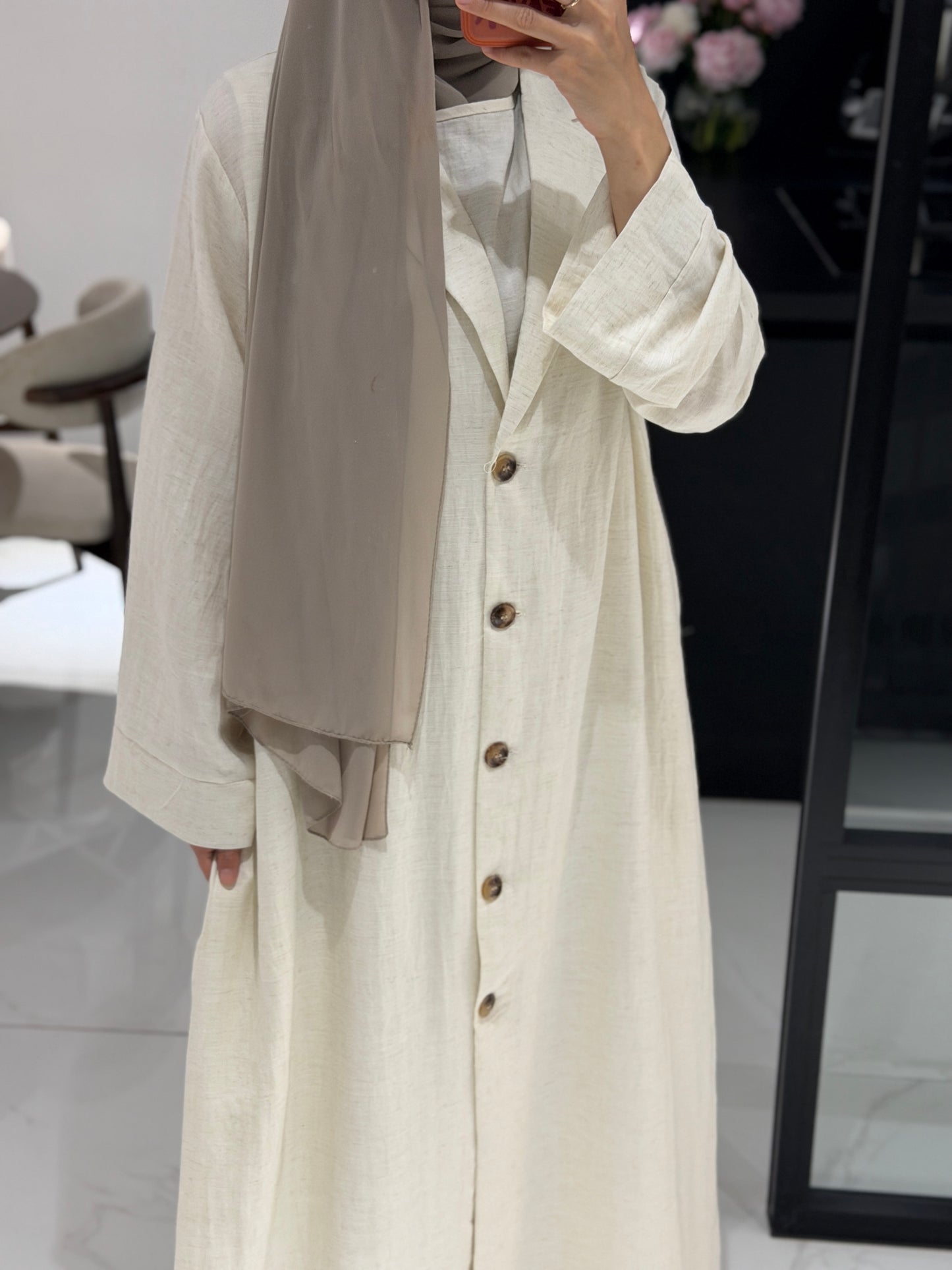 Blazerkleid mit Unterkleid