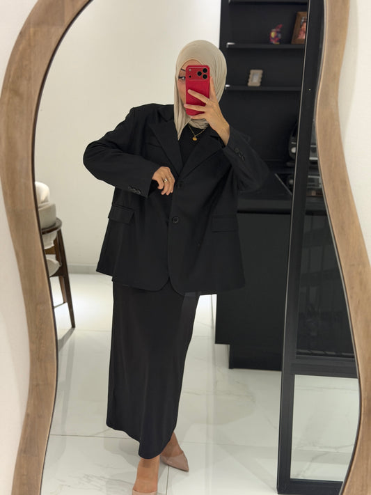 Oversize Blazer schwarz