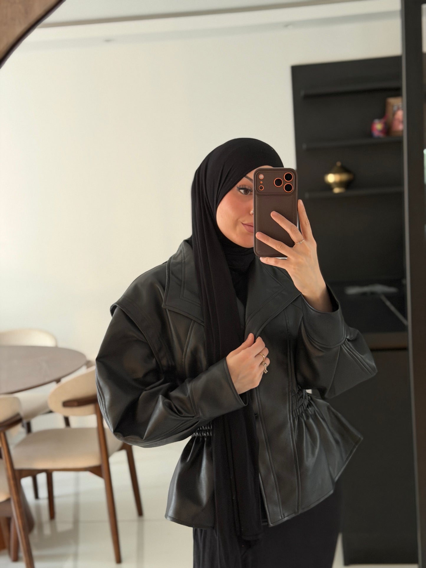 Lederjacke
