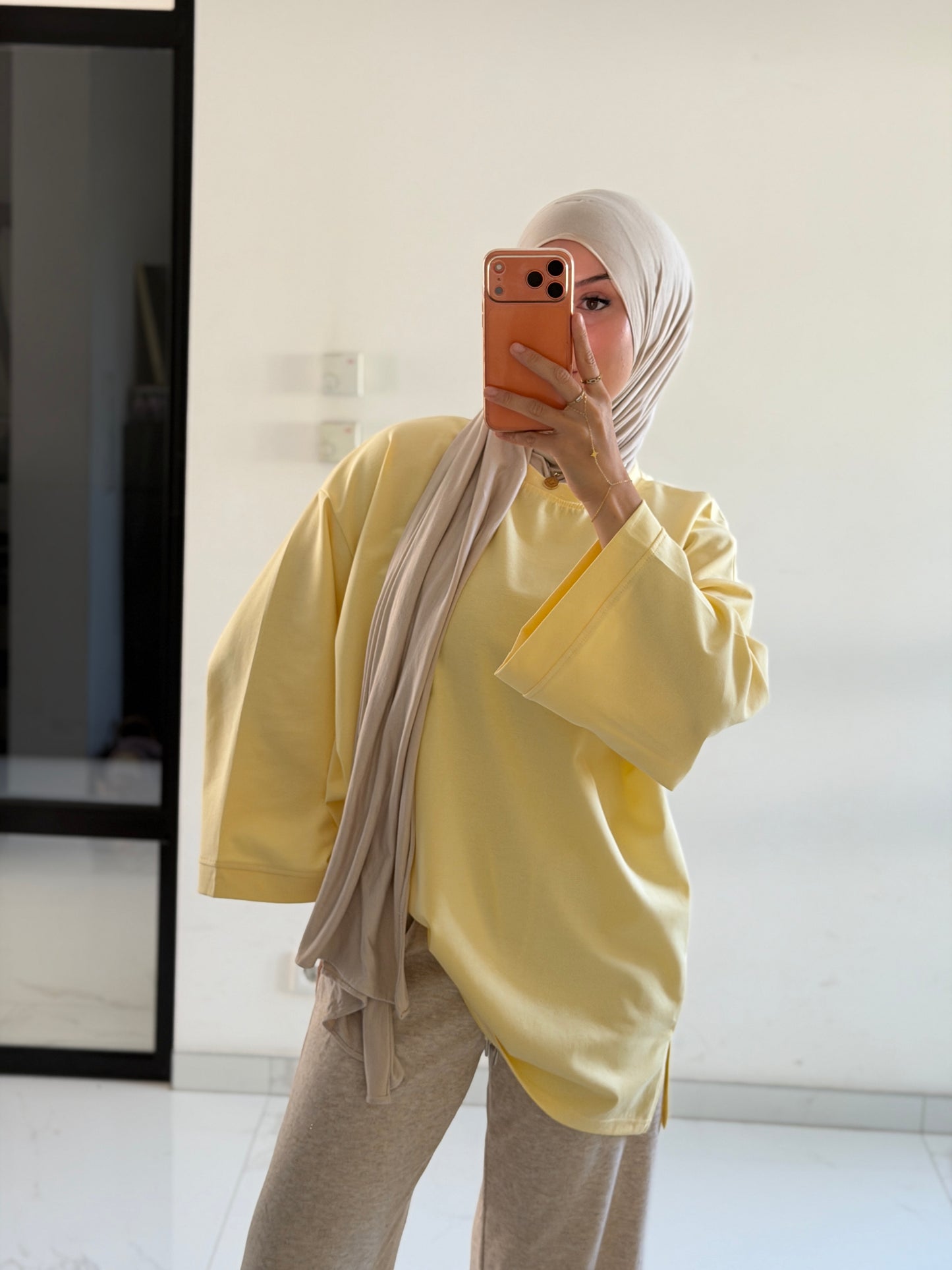 Basic Shirt gelb