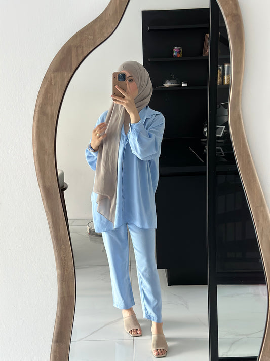 Set lora blau