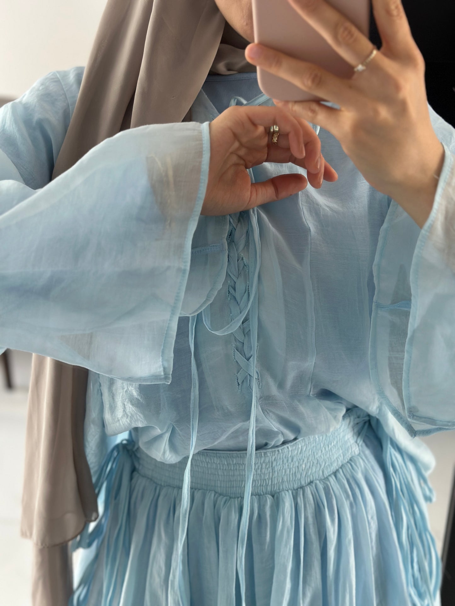 Set malina blau