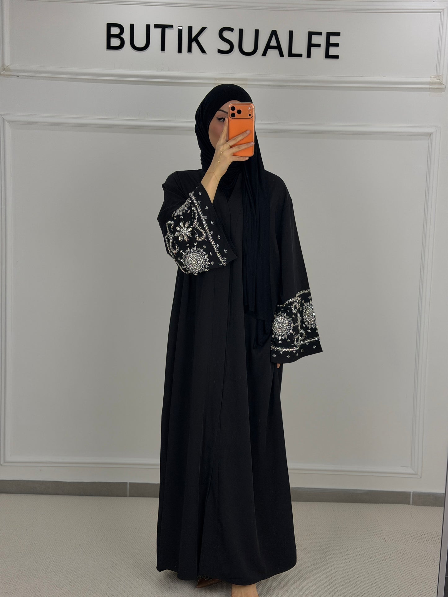 Abaya Najah schwarz