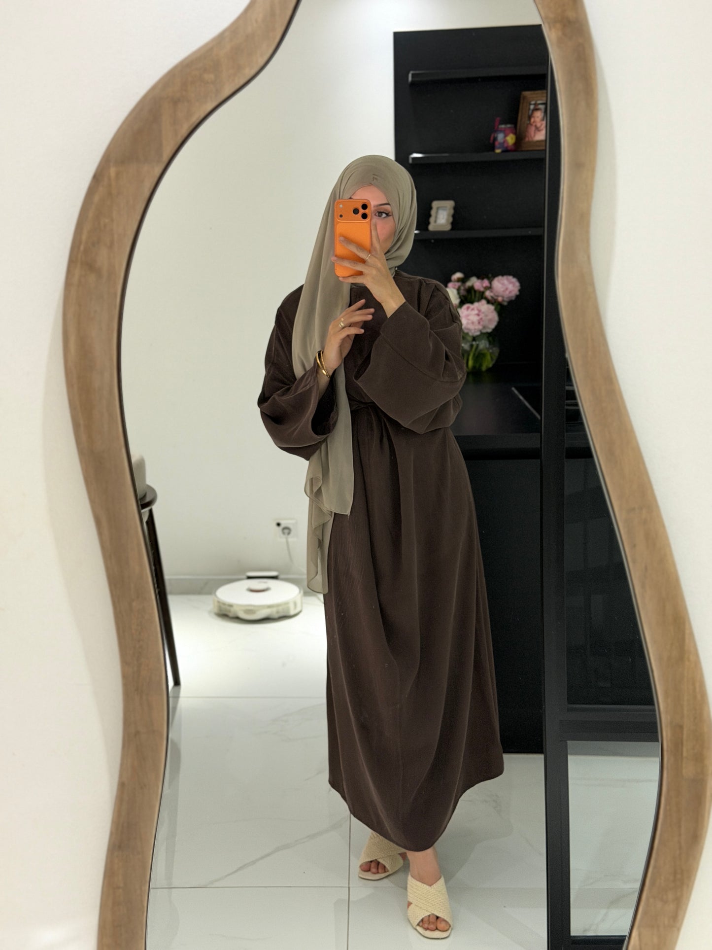 Kleid Doha braun