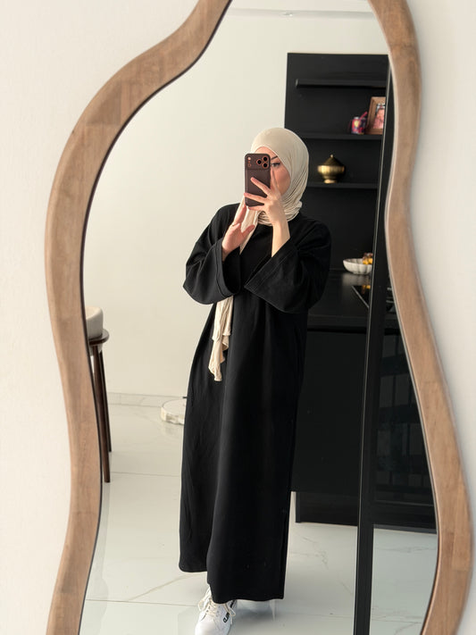 T-Shirtkleid schwarz