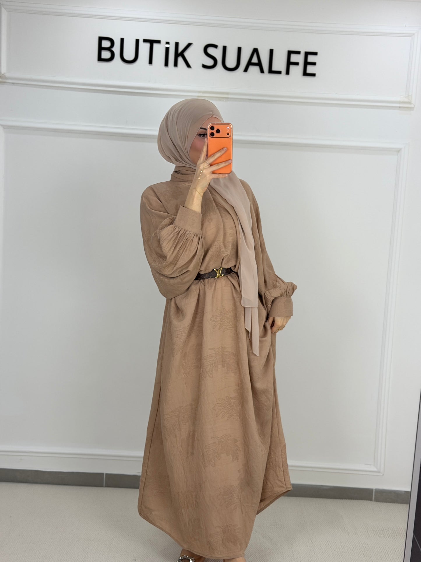 Kleid Aurora beige