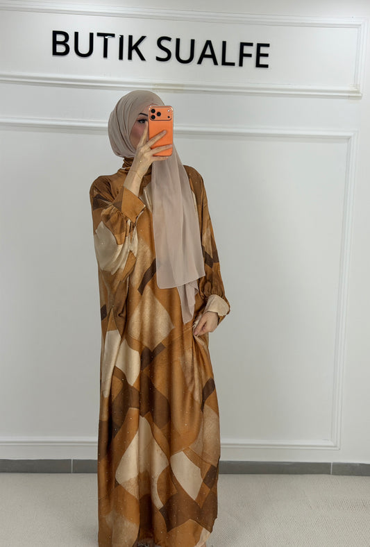Abaya Aureline kupfer
