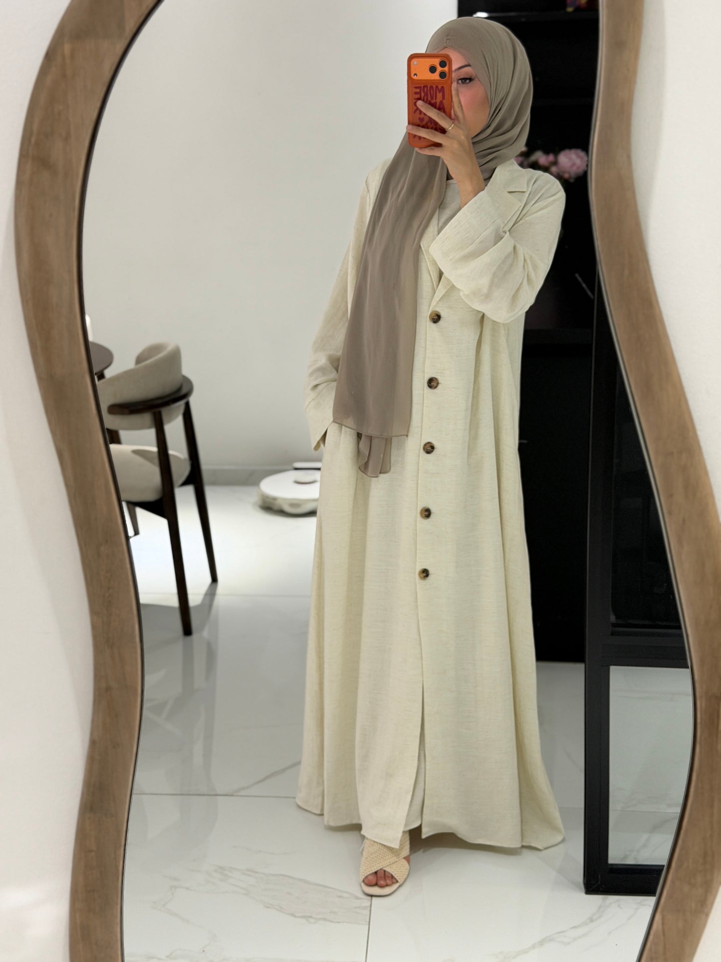 Blazerkleid mit Unterkleid