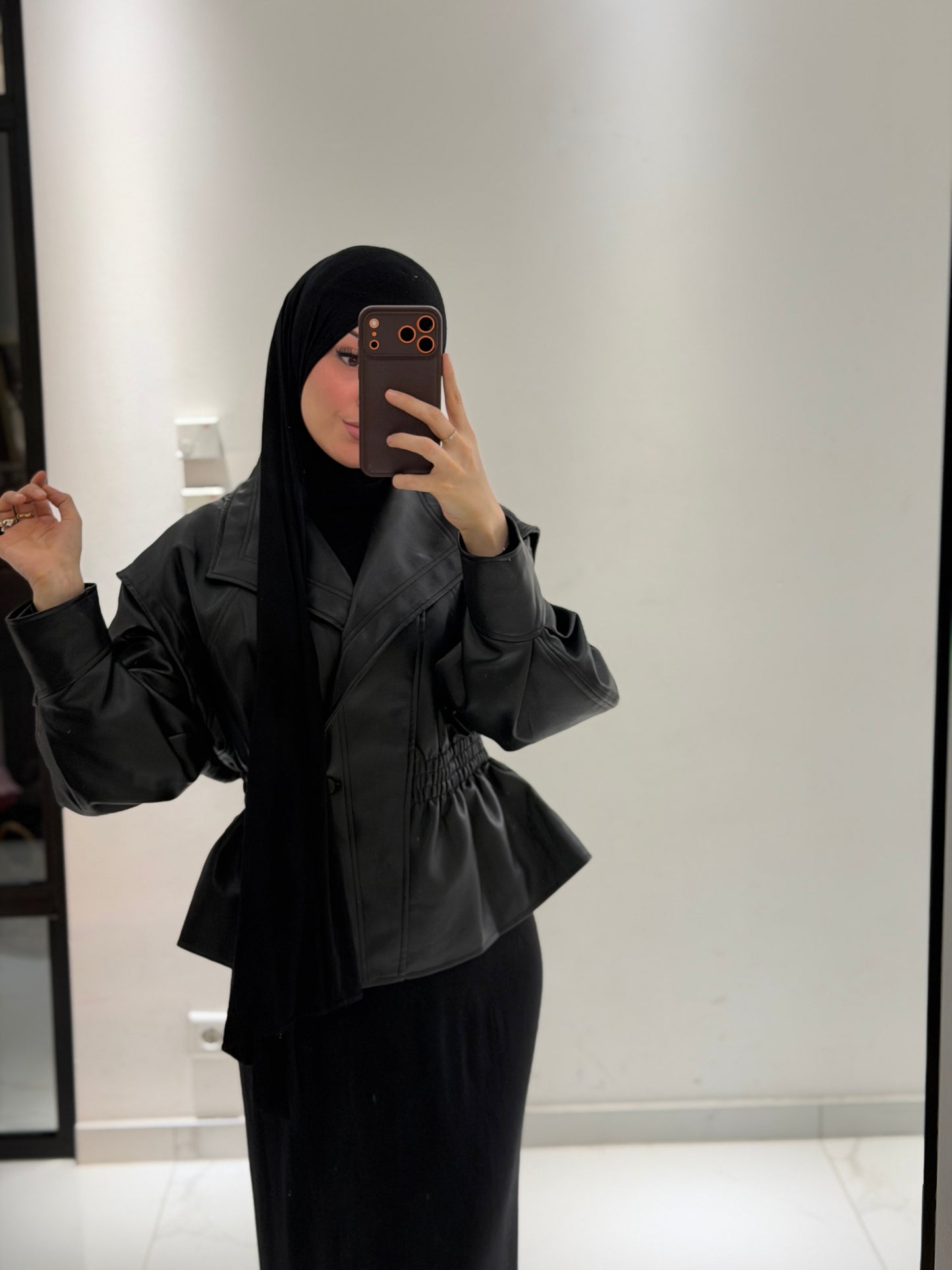 Lederjacke