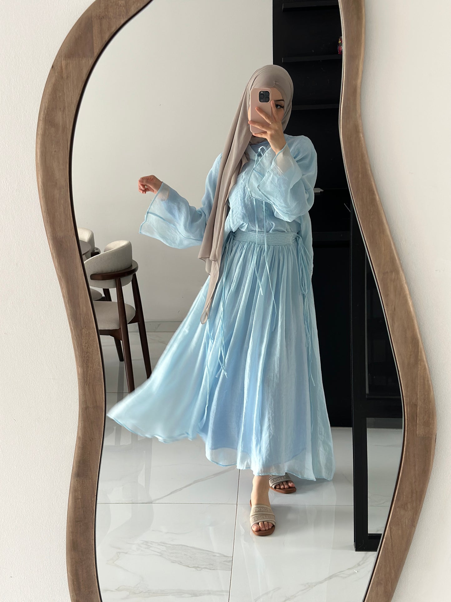 Set malina blau