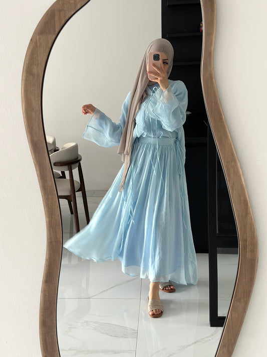 Set malina blau
