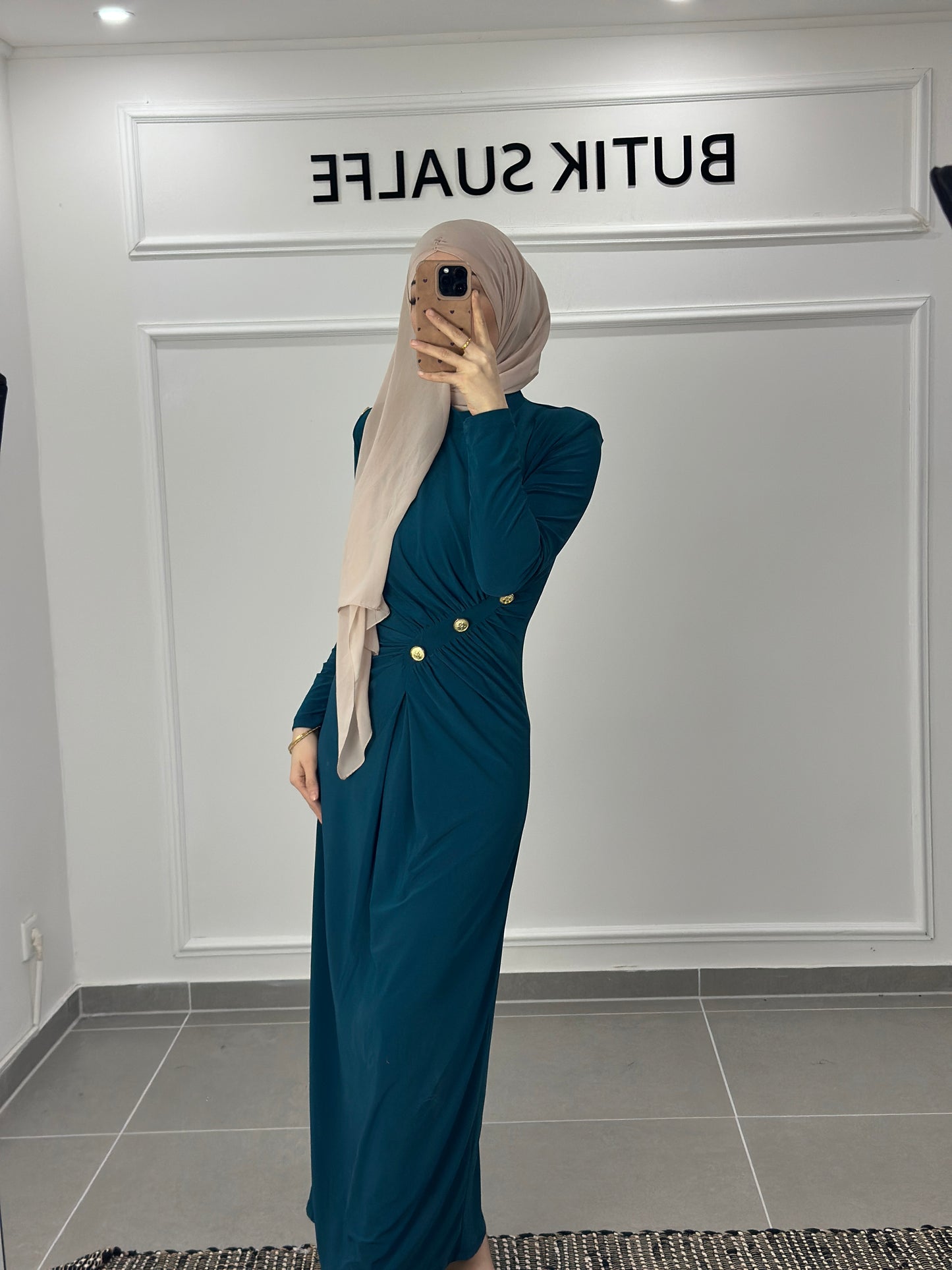 Kleid Ceylin - Petrol