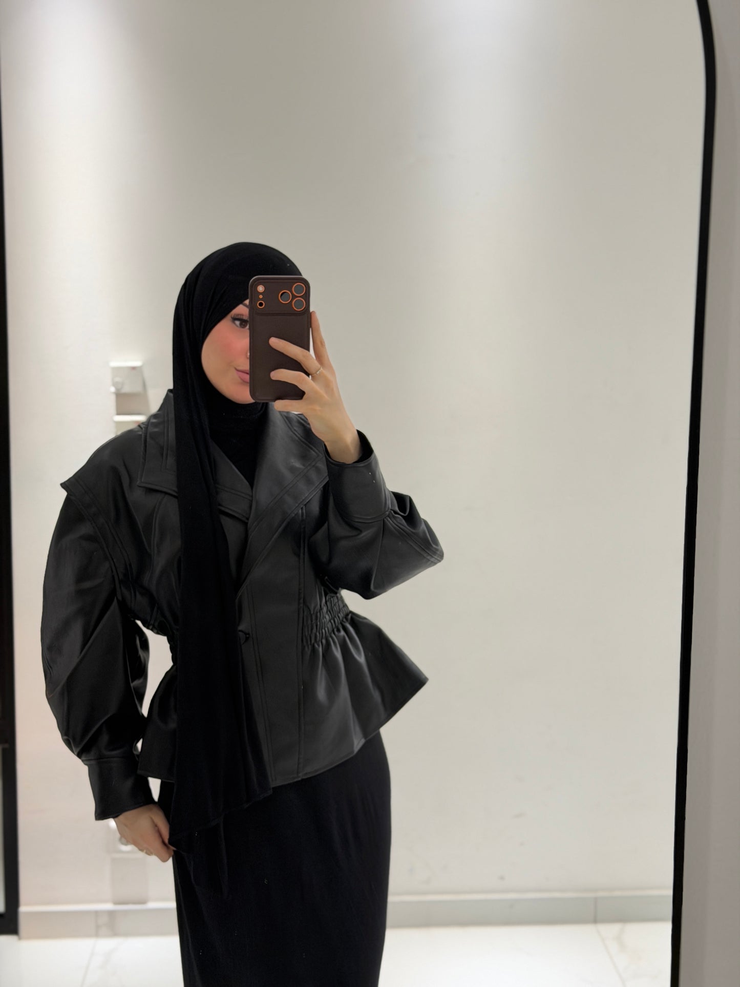Lederjacke
