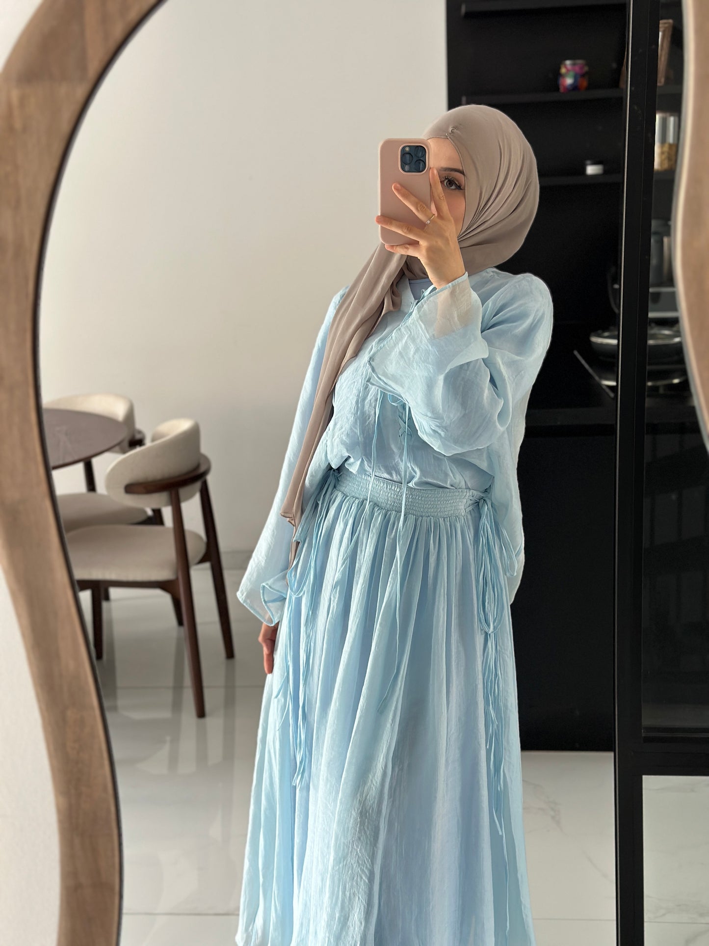Set malina blau