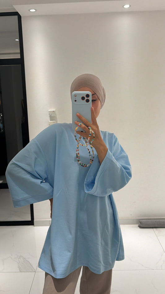 Basic shirt hellblau