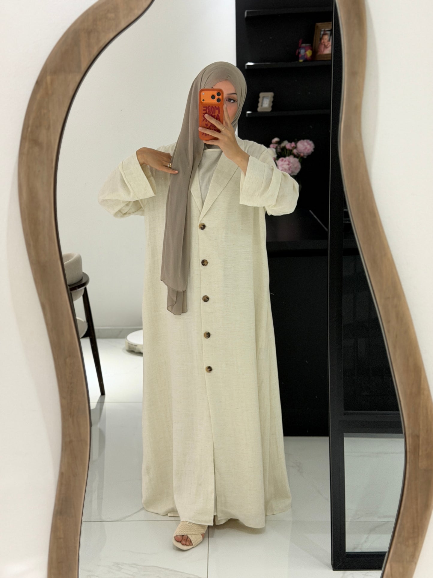 Blazerkleid mit Unterkleid