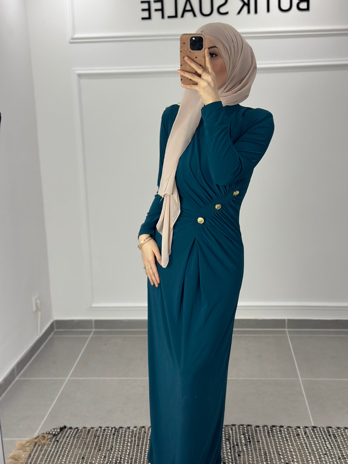 Kleid Ceylin - Petrol