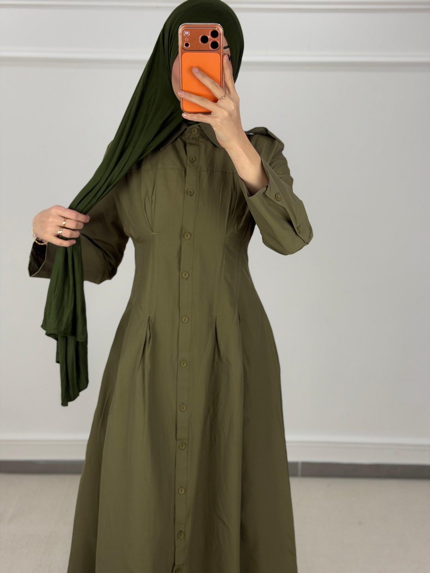 Kleid Mihra kakhi