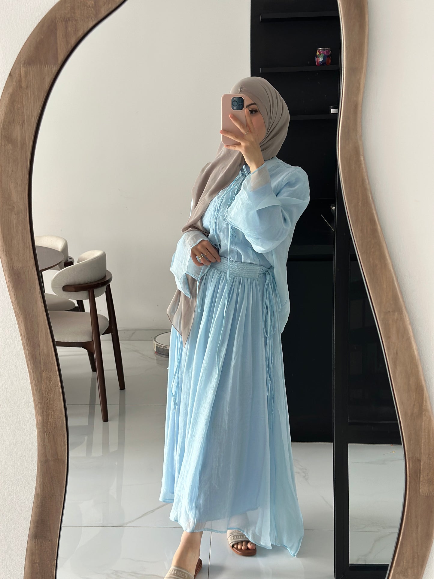 Set malina blau