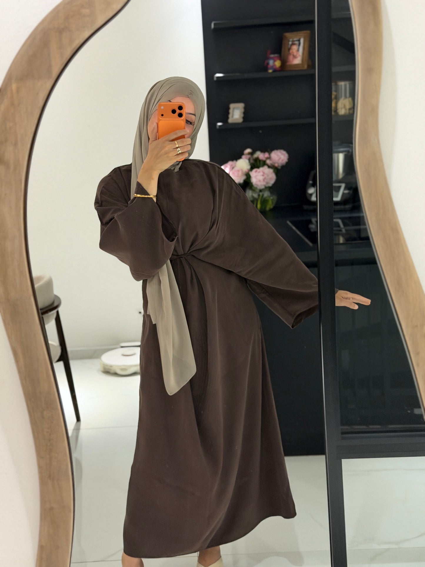 Kleid Doha braun