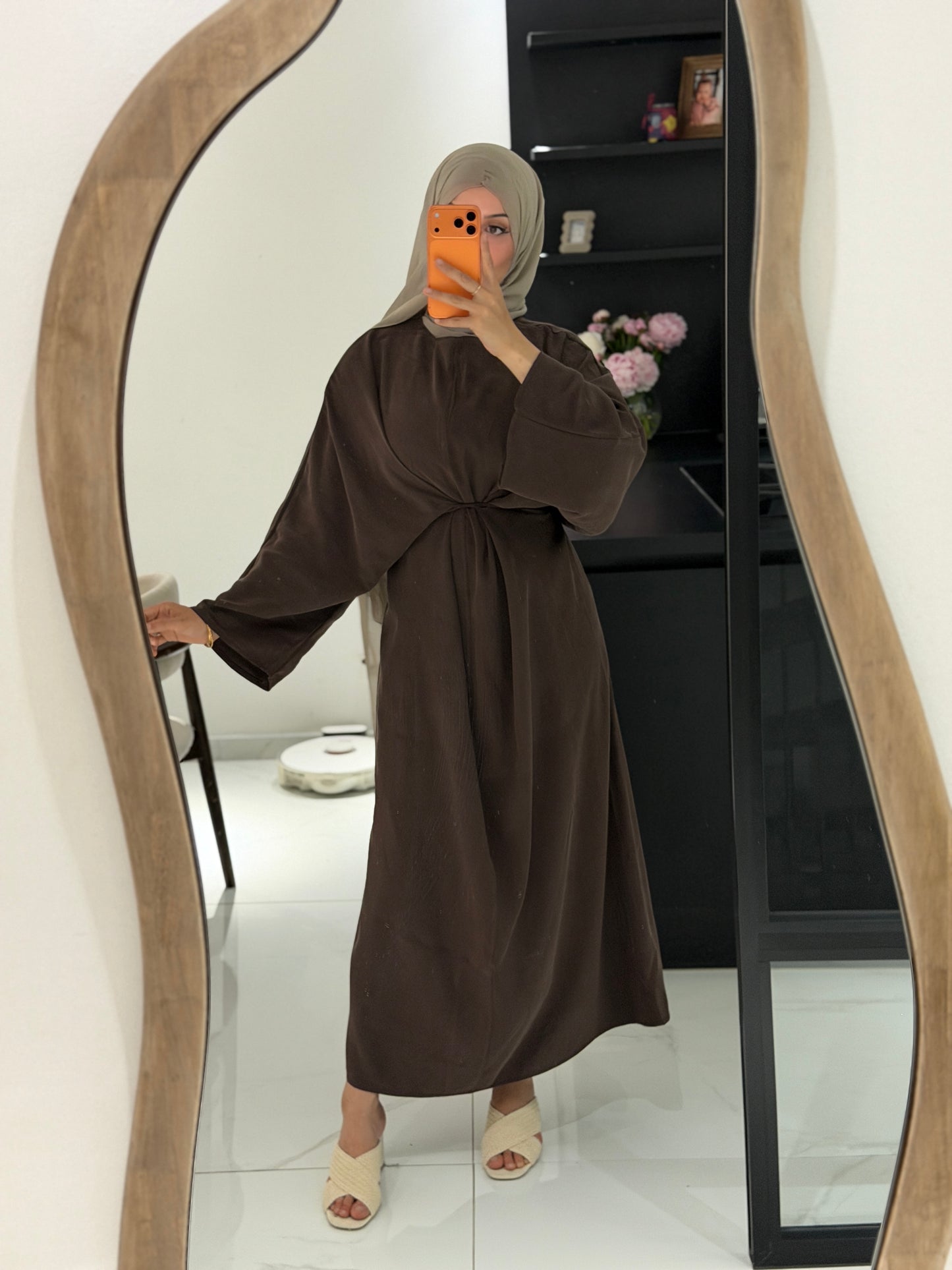 Kleid Doha braun