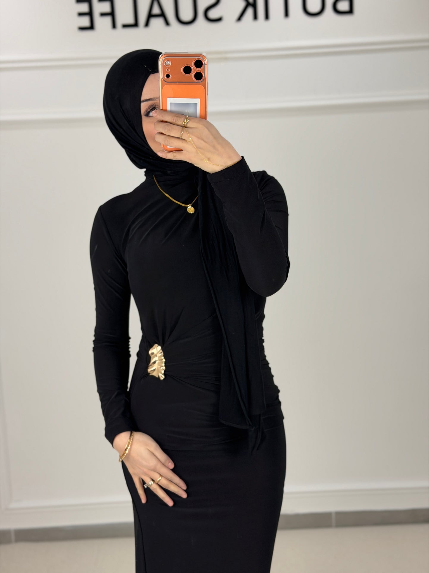 Kleid Rania schwarz