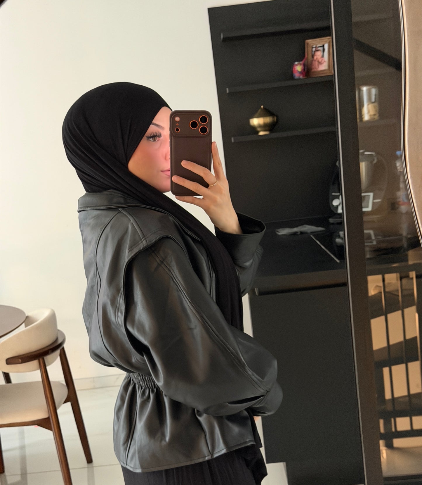 Lederjacke