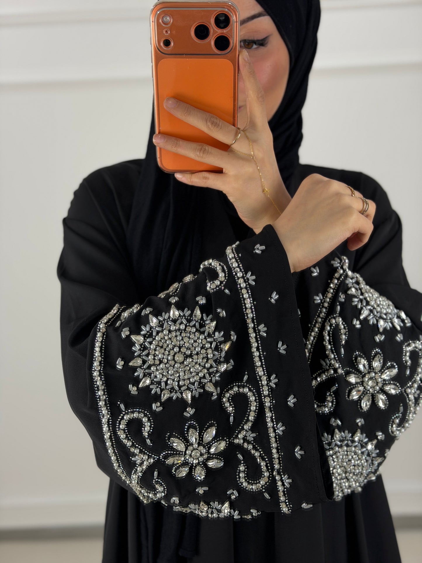 Abaya Najah schwarz