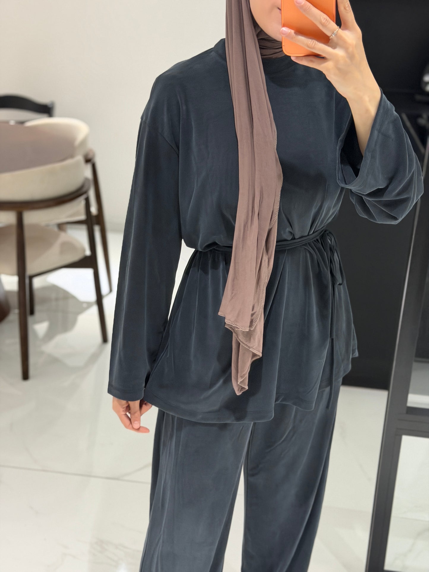 Set Minel blaugrau