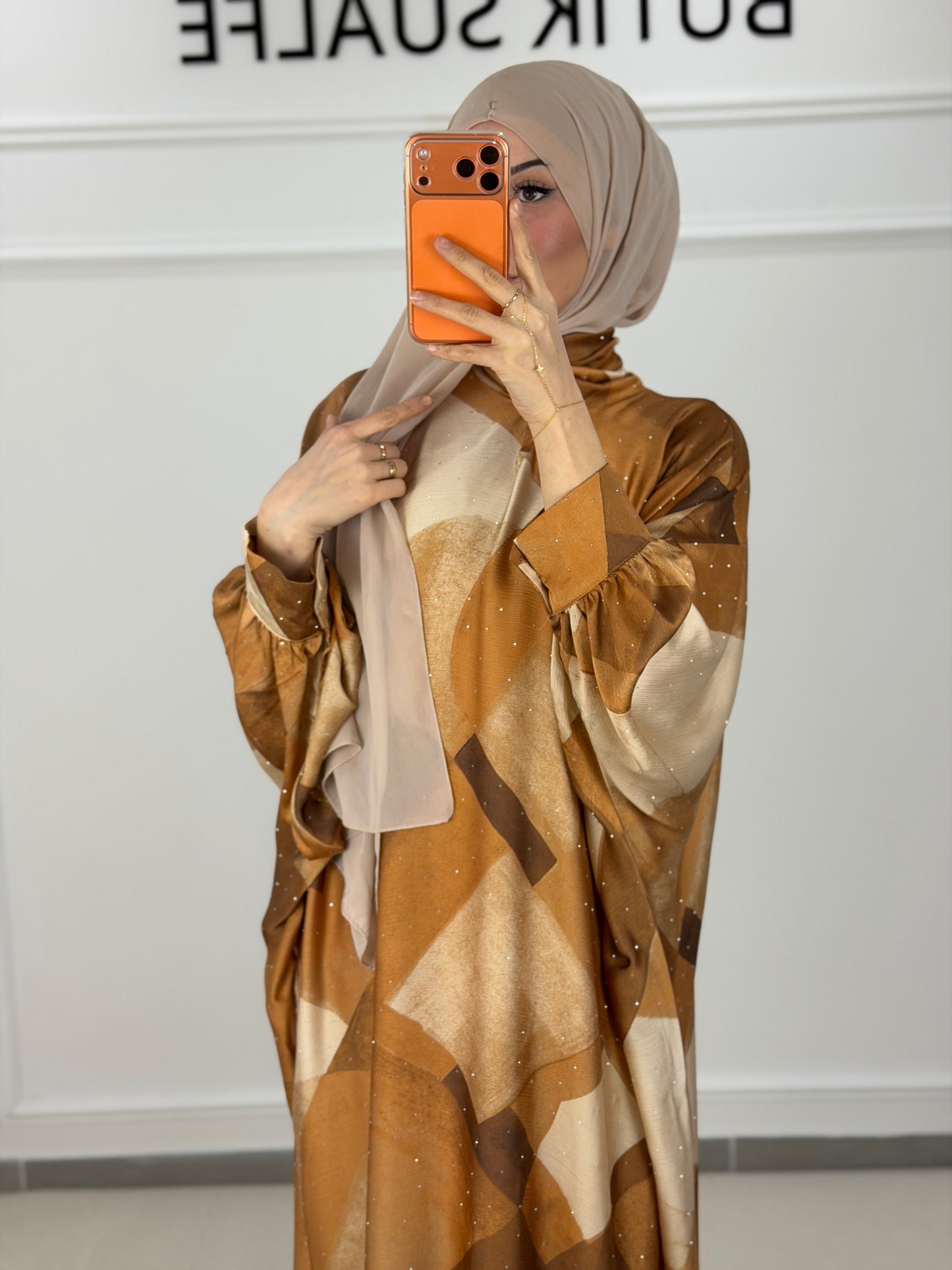 Abaya Aureline kupfer