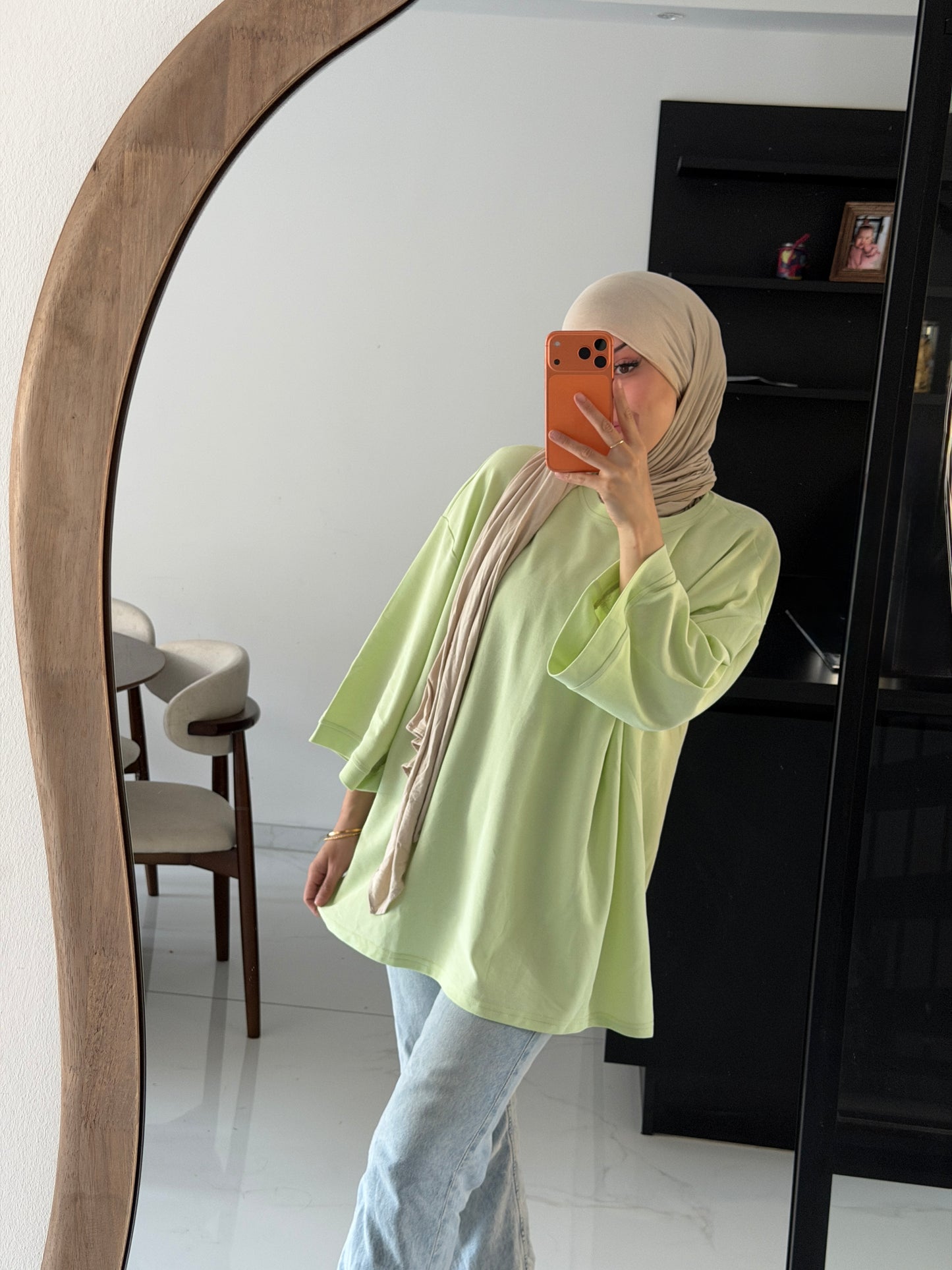 Basic shirt hellgrün