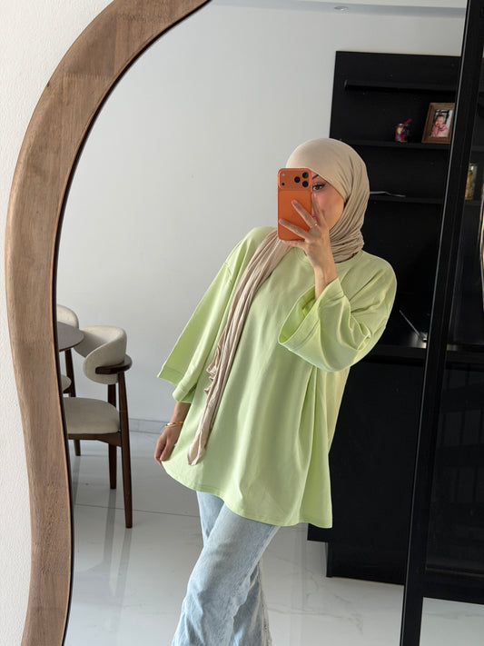 Basic shirt hellgrün