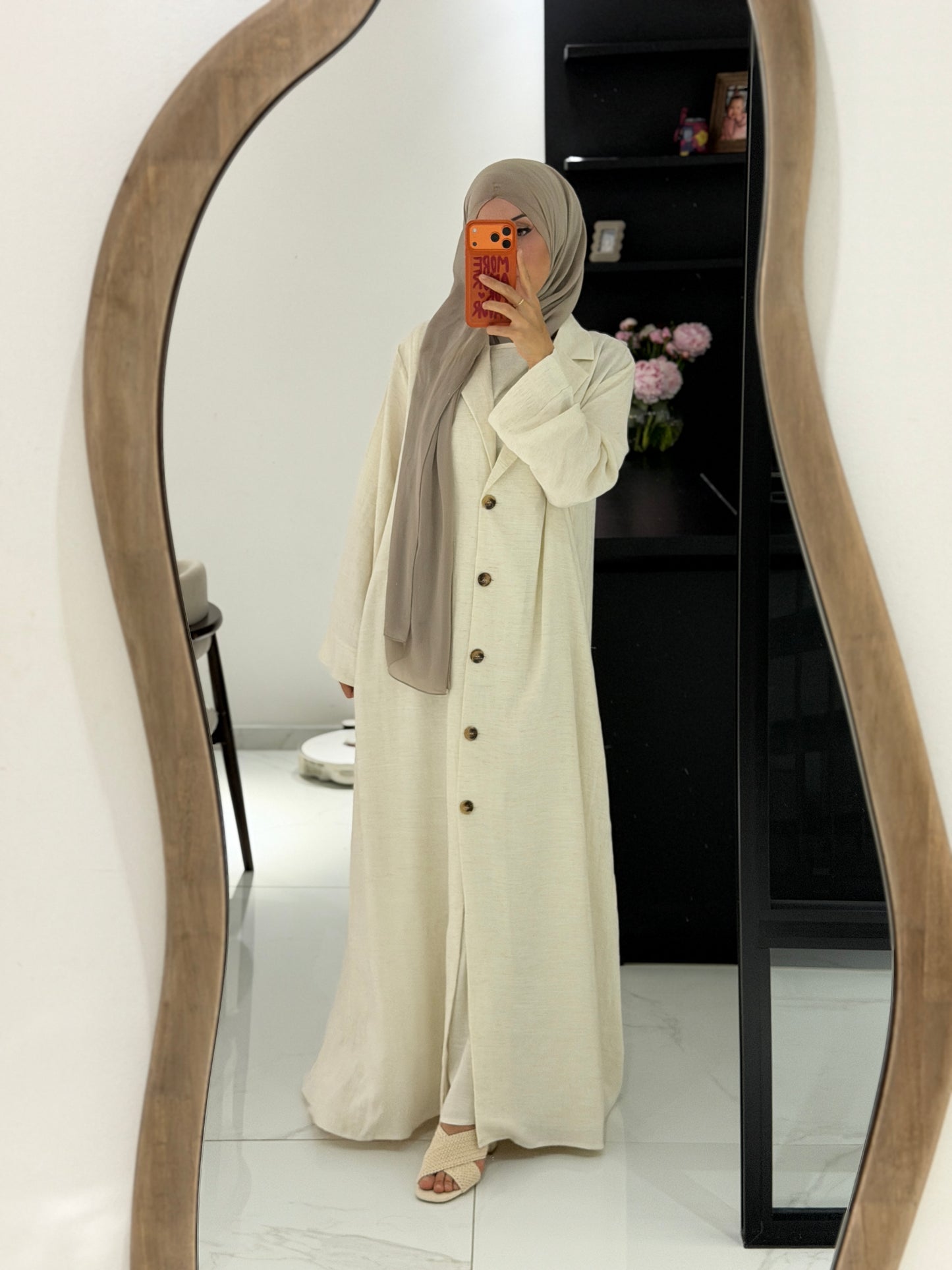Blazerkleid mit Unterkleid
