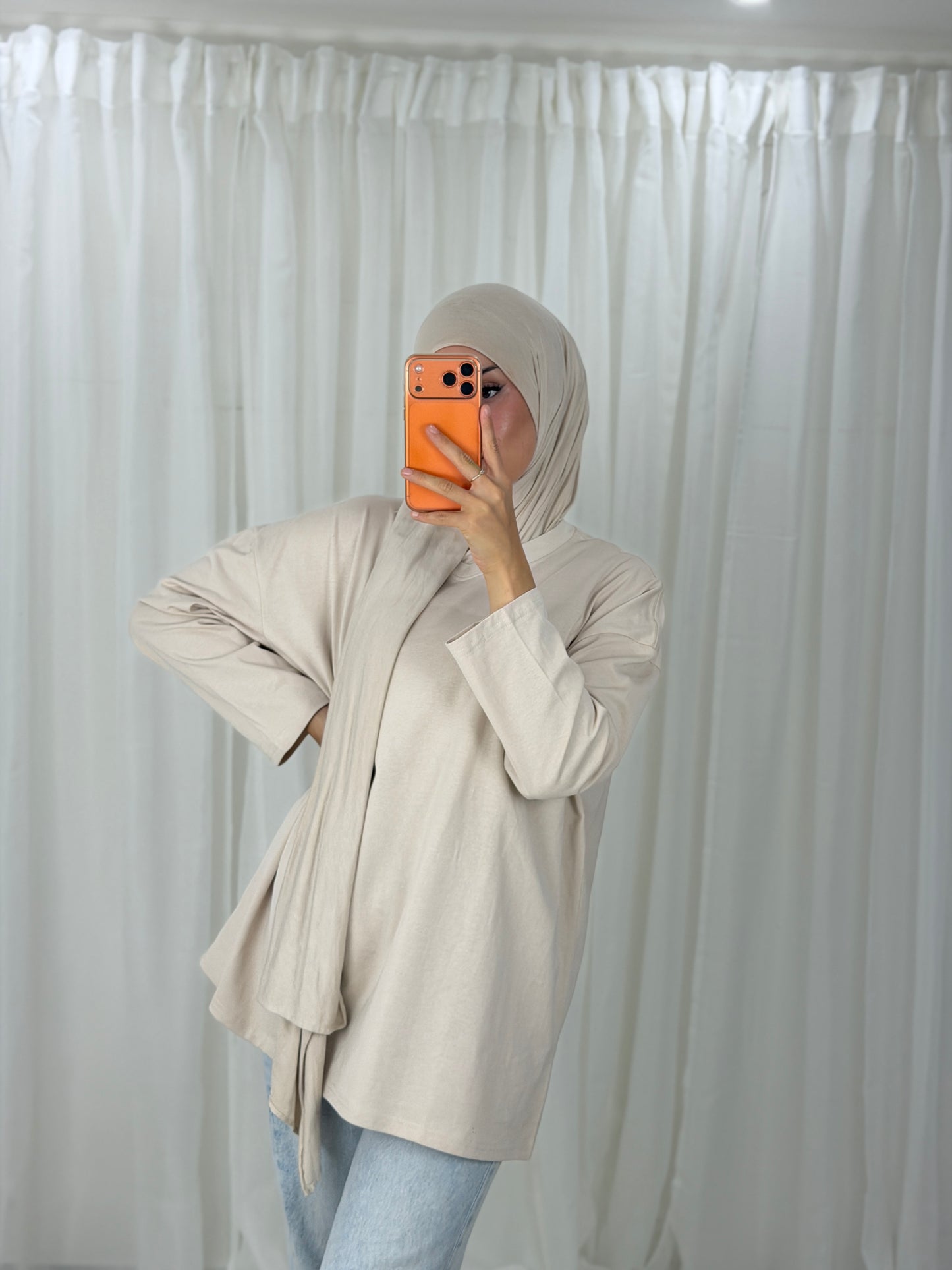 Basic beige 100% Baumwolle